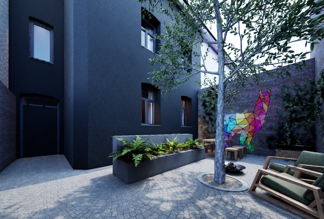 Gemütlicher Innenhof